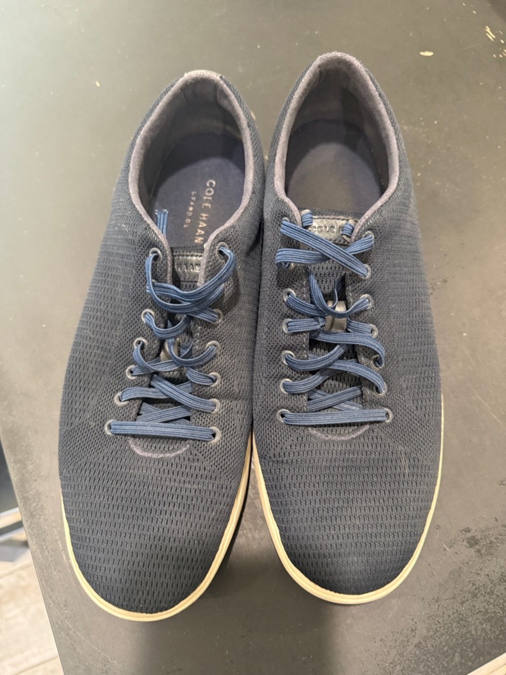 Cole Haan Grand OS Knit Sneakers with No Tie Laces